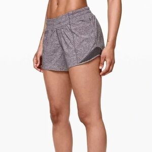 lululemon athletica Gray Heather Athletic Shorts with Dark Gray Trim